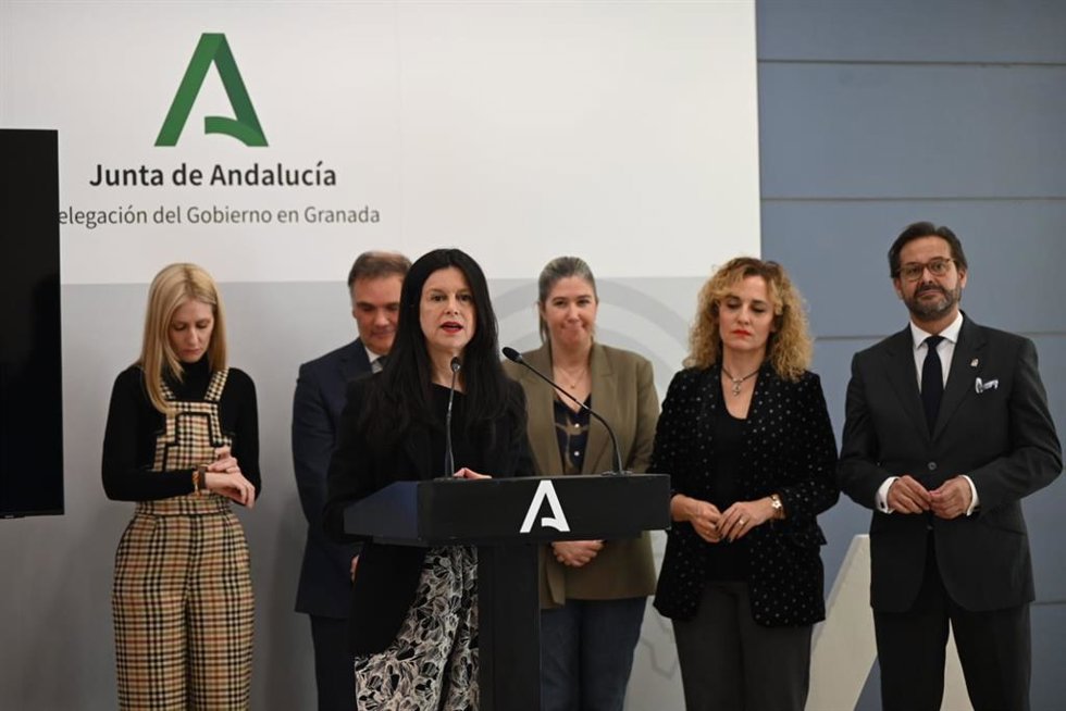 Presentación del desfile de la diseñadora granadina Pilar Dalbat en Sierra Nevada.