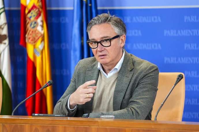 El portavoz del Grupo Parlamentario Vox en Andalucía, Manuel Gavira, en una imagen de archivo.