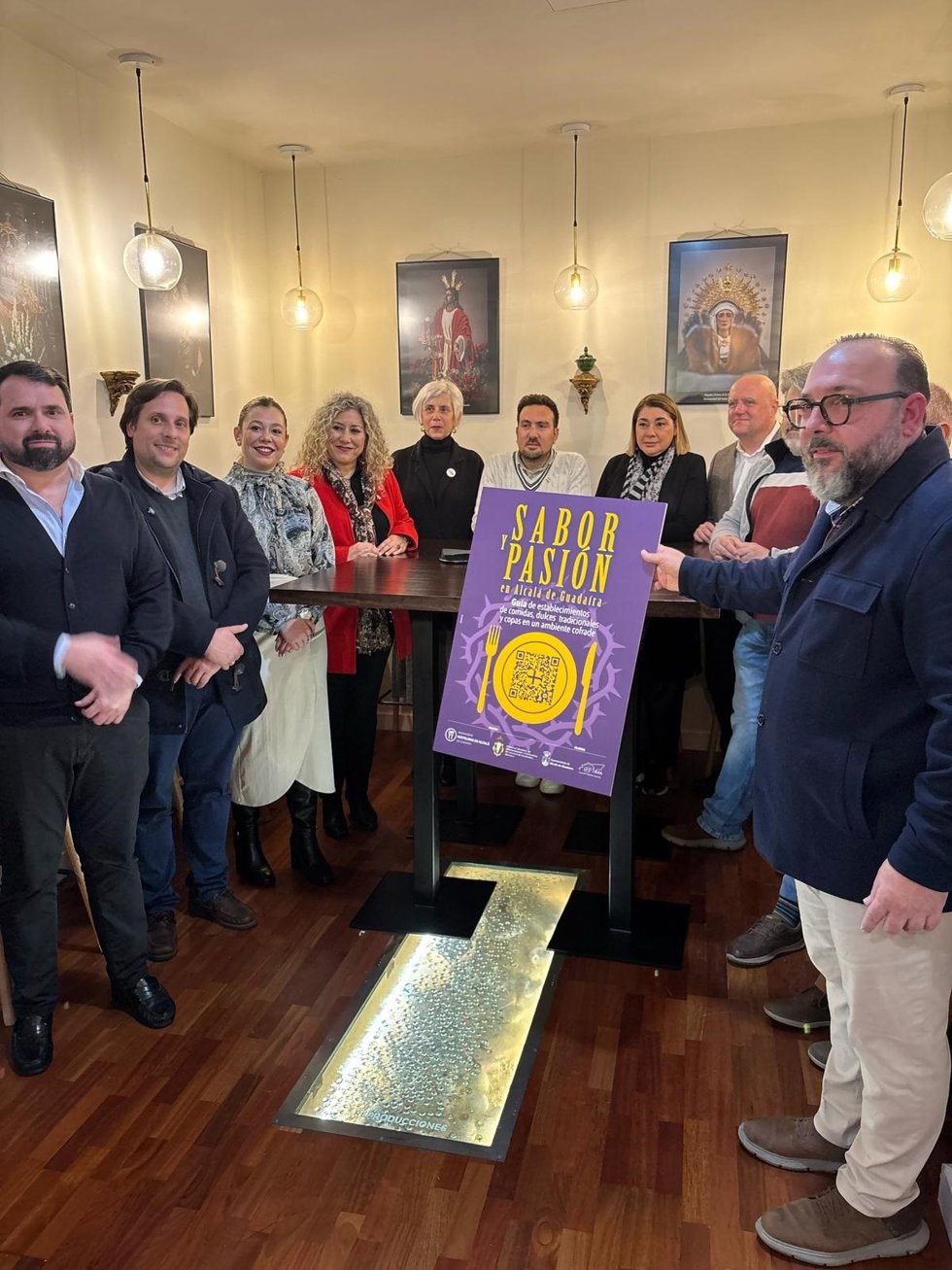 Presentación de la 'Ruta de la Tapa de Semana Santa' impulsada por hosteleros y el Consistorio.