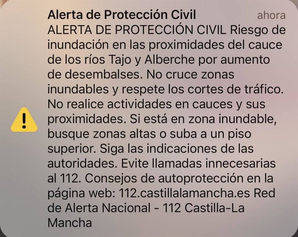 Mensaje Es-Alert.