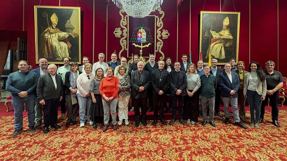 Imagen de los miembros del Consejo General de Cáritas Española en Sevilla.