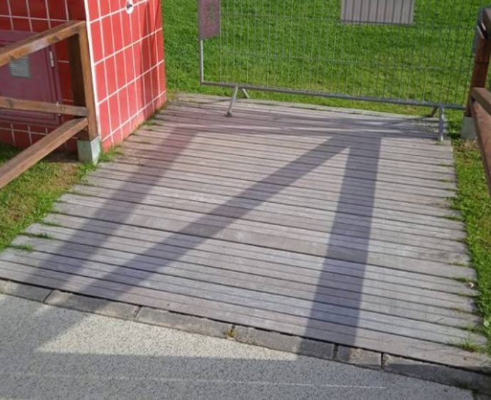 Pediluvio en Mendizorrotza