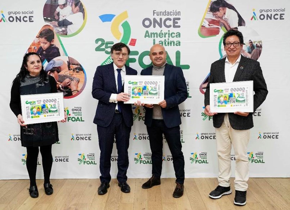 Somos Cooperación , El Cupón Dedicado A La Fundación ONCE Para La Solidaridad Con Las Personas Ciegas De América Latina (FOAL) Del 24 De Marzo Dde 2025