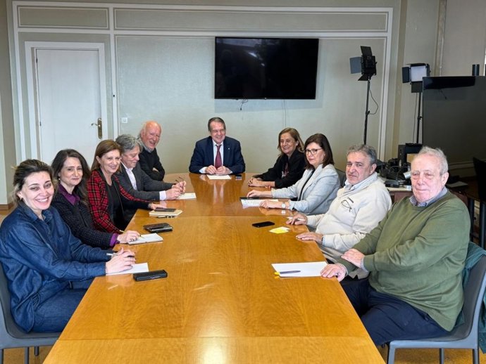 Reunión del gobierno local con el equipo redactor del nuevo Plan General de Ordenación Municipal (PGOM).