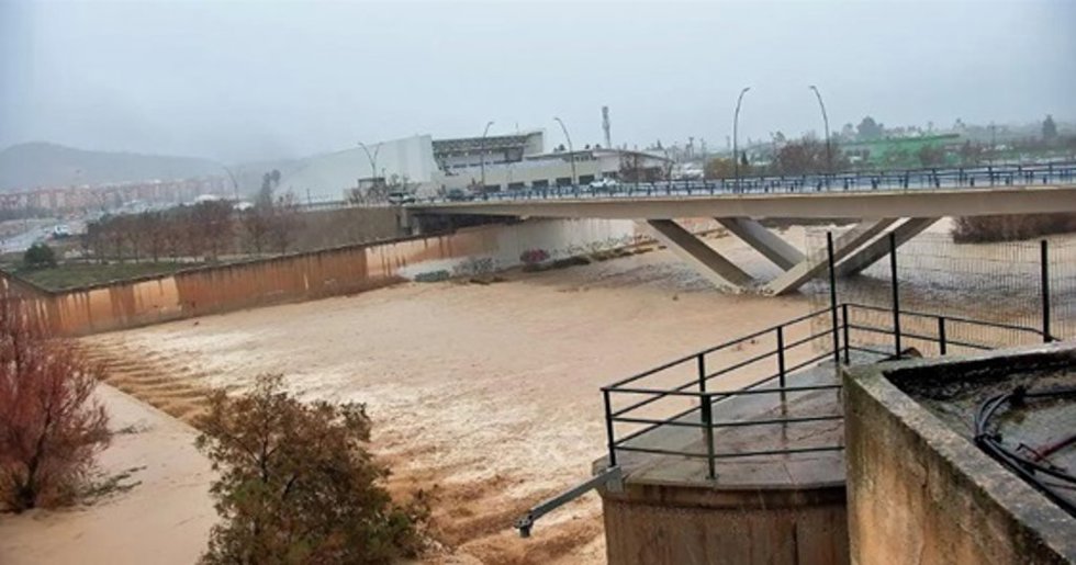 El Río Guadalentín en Lorca