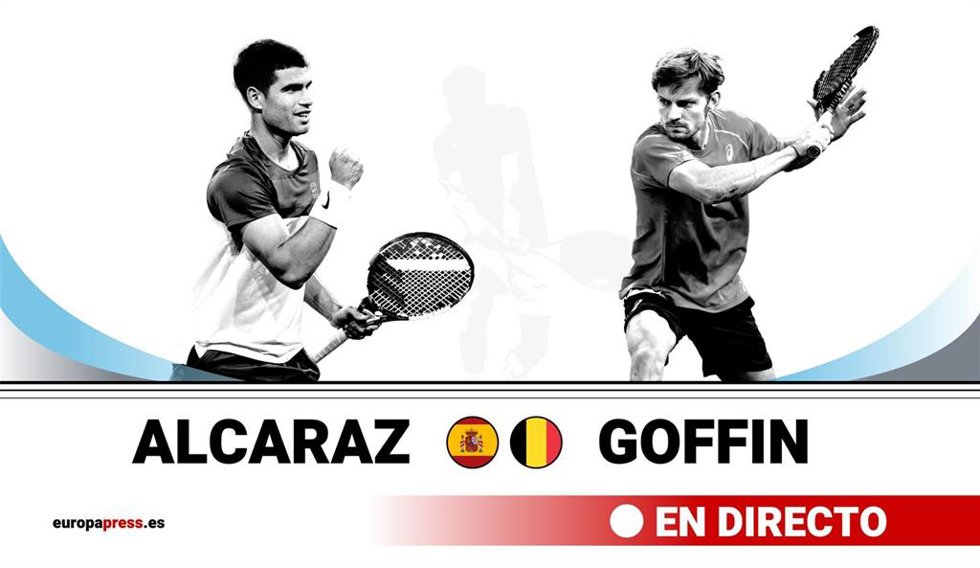 Alcaraz - Goffin, segunda ronda de Miami, en directo.