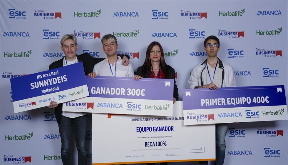 Ganadores de la final nacional de Young Business Talents
