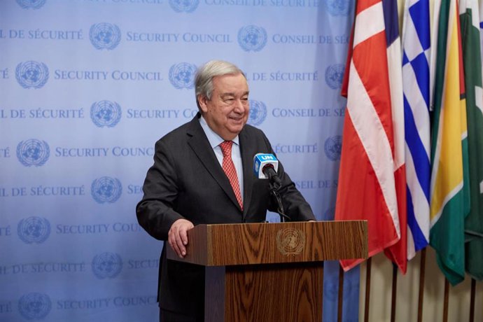 El secreteario general de la Organización de Naciones Unidas (ONU), António Guterres