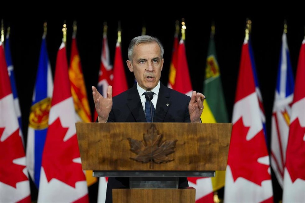 El primer ministro de Canadá, Mark Carney.