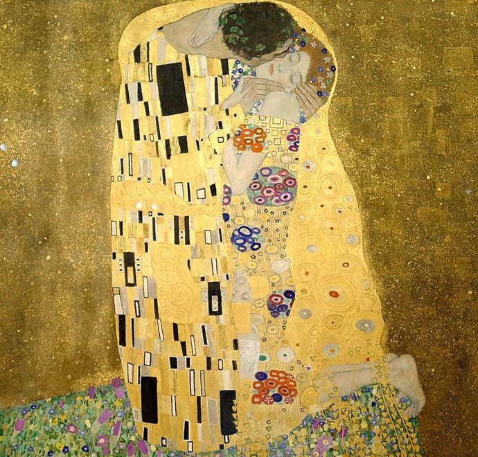 El Beso, Gustav Klimt