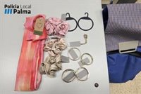 Detenida una mujer por robar artículos por valor de 986 euros en cuatro tiendas del centro de Palma