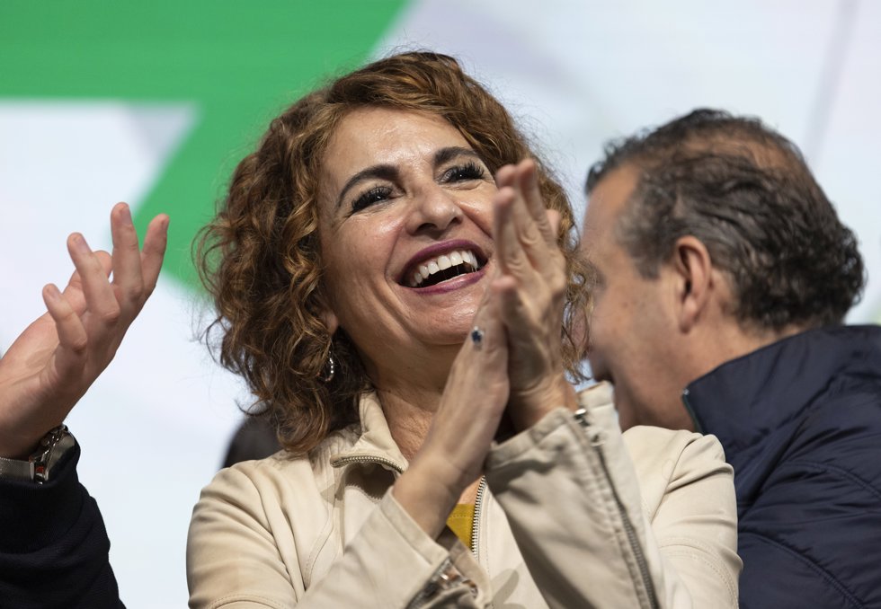 La secretaría general del PSOE-A, María Jesús Montero