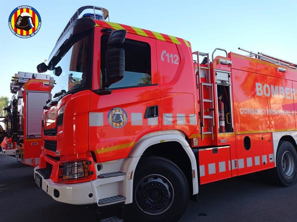Archivo - Imagen de archivo de un camión del Consorcio Provincial de Bomberos de Valencia