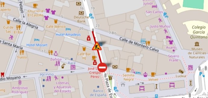 La calle Duque de la Victoria de Valladolid sufrirá un corte total este domingo por sustitución de maquinaria con grúa