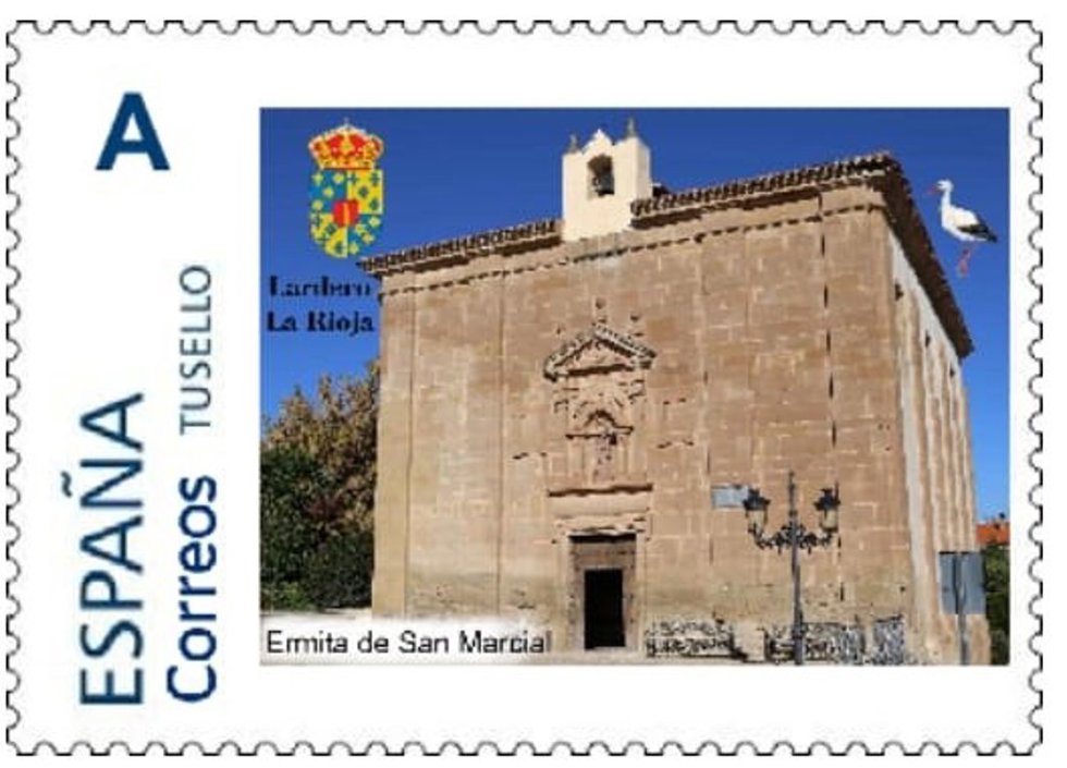 Sello ermita de San Marcial de Lardero