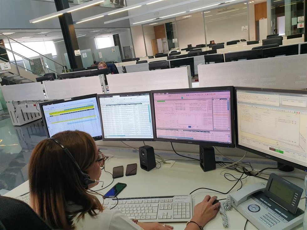 Archivo - Sala de Emergencias 112. 