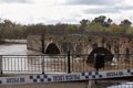 Cultura activa los equipos de evaluación de daños y reconstrucción del puente romano de Talavera