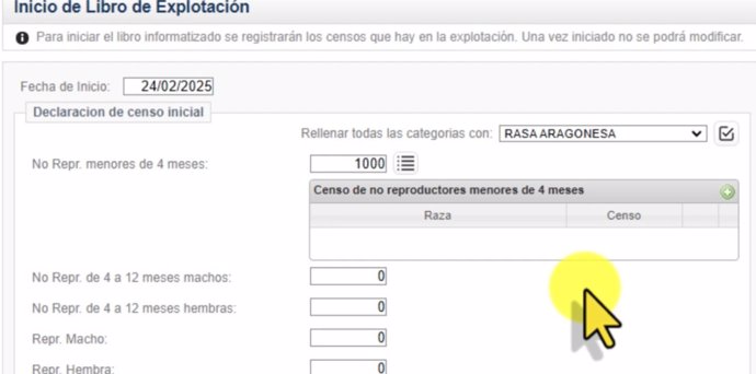 Captura del tutorial elaborado por Agricultura.