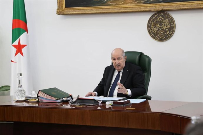 Archivo - El presidente de Argelia, Abdelmayid Tebune (archivo)