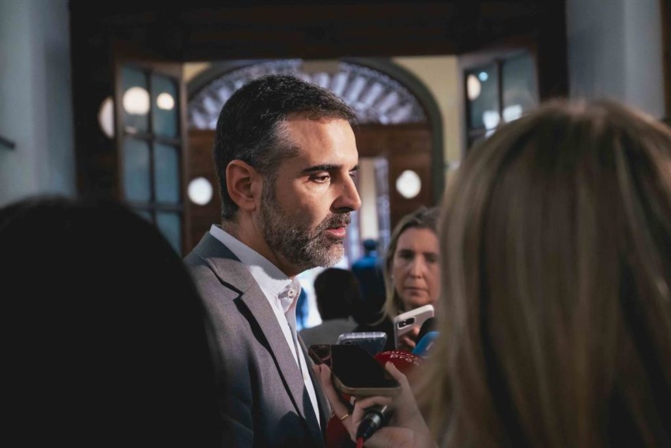 El consejero de Agricultura, Pesca, Agua y Desarrollo Rural, Ramón Fernández-Pacheco, en una imagen de archivo. 