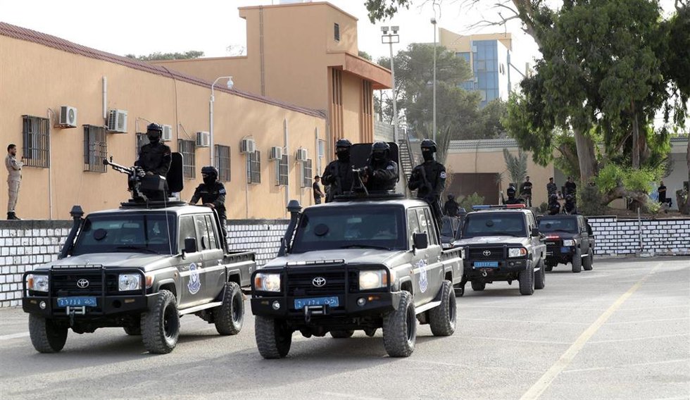 Archivo - Fuerzas de seguridad en Libia 