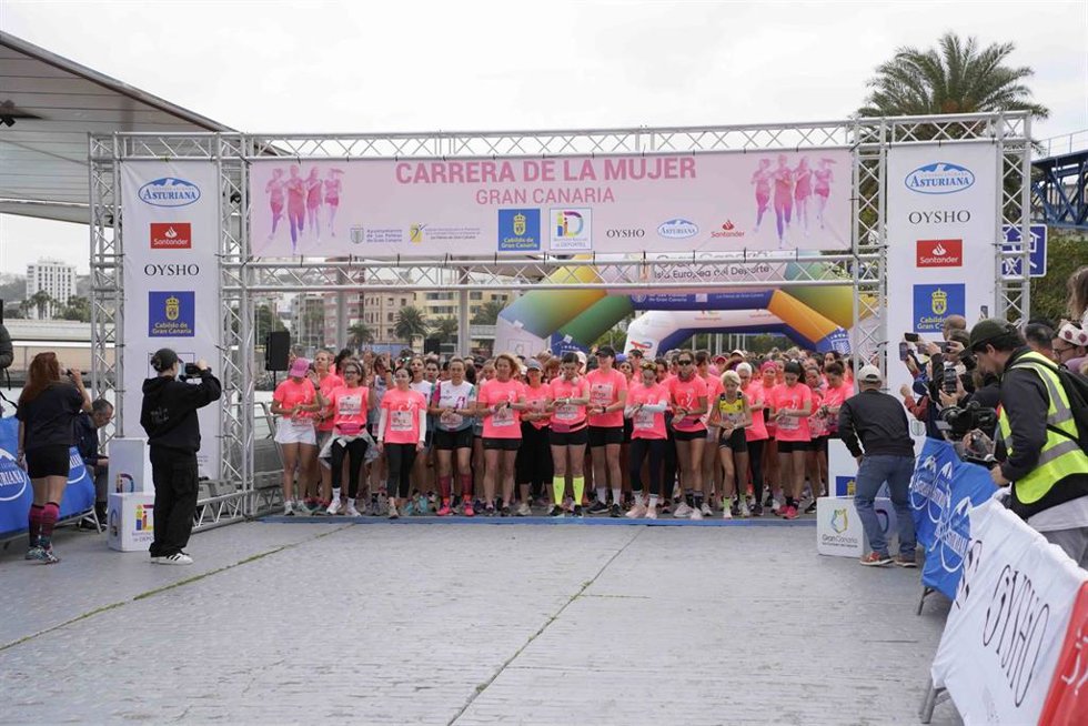La Carrera de la Mujer reúne a 4.000 participantes en las calles de Las Palmas