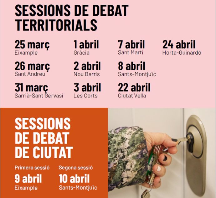 Calendari de sessions
