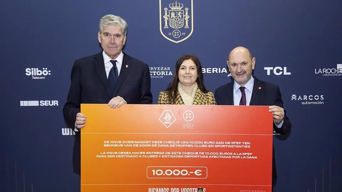 La RFEF convierte el España-Países Bajos en un hito solidario en favor de los afectados por la dana