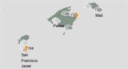 El tiempo hoy, lunes 24 de marzo, en Baleares.