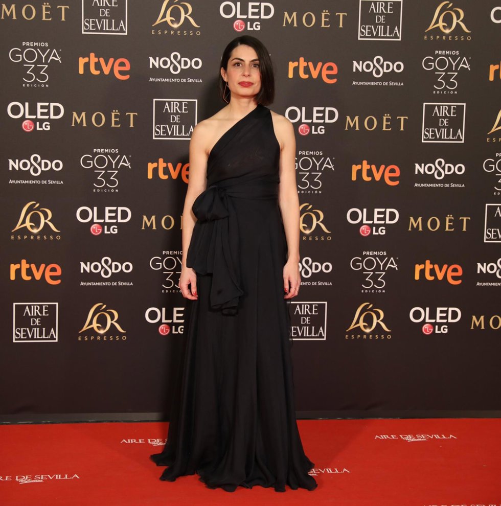 Archivo - Celia Rico ,gala de los Goya 2019, Alfombra Roja