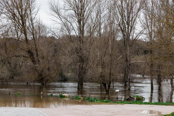 El parking de Somontes inundado, a 21 de marzo de 2025, en Madrid (España).