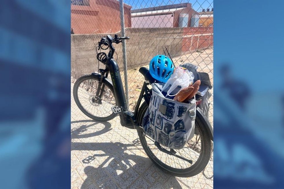Una de las biciletas recuperadas