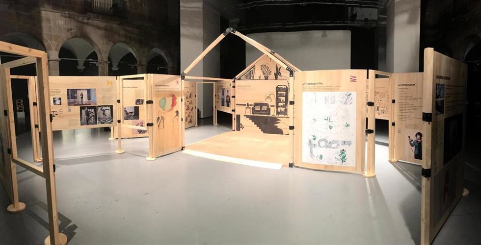 Estand del proyecto educativo 'Transitar'