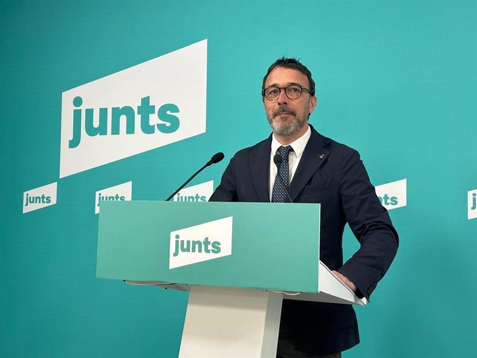 El portavoz de Junts, Josep Rius
