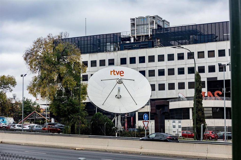 Archivo - Sede de RTVE en Torrespaña, a 24 de octubre de 2024, en Madrid (España). El Boletín Oficial del Estado (BOE) publicó ayer, 23 de octubre, el real decreto aprobado por el Gobierno para renovar de manera urgente el Consejo de Administración de R