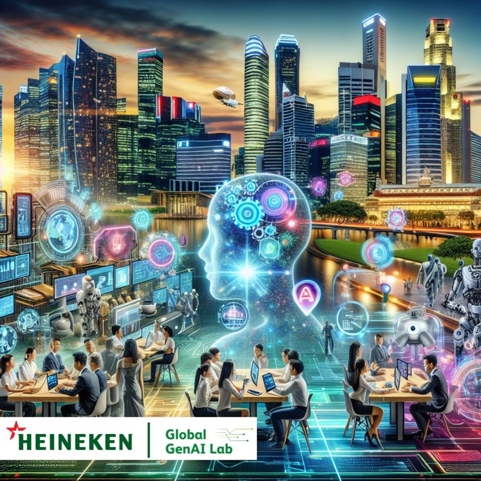 Heineken abre laboratorio de IA en Singapur