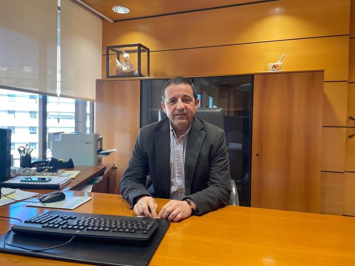 El delegado de Economía, Hacienda, Fondos Europeos y de Industria, Energía y Minas de la Junta en Almería, Guillermo Casquet.