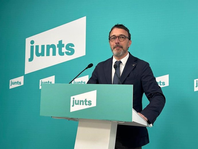 El portaveu de Junts, Josep Rius