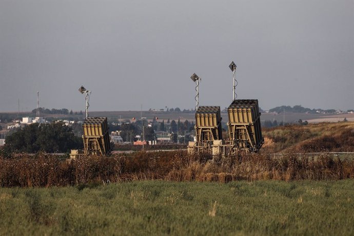 Archivo - Bateries del sistema antiaeri israelià