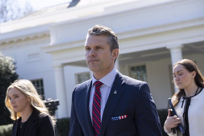 Secretário de Defesa dos EUA, Pete Hegseth (arquivo)