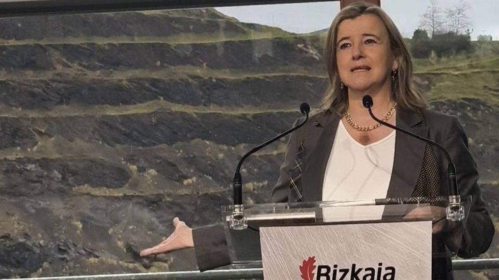 La diputada de Empleo, Cohesión Social e Igualdad de Bizkaia, Teresa Laespada