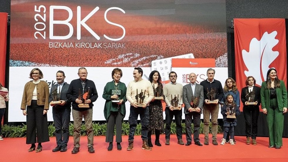 Entrega de los Premios Bizkaia Kirolak Sariak 2025