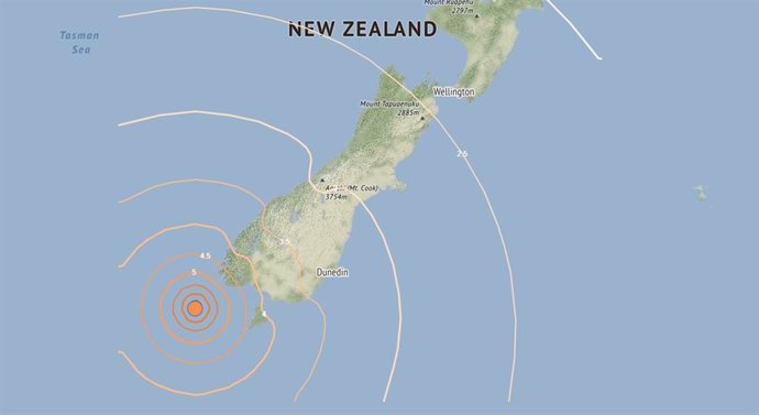Activado el aviso de tsunami tras un terremoto de magnitud 6,8 en el suroeste de Nueva Zelanda
