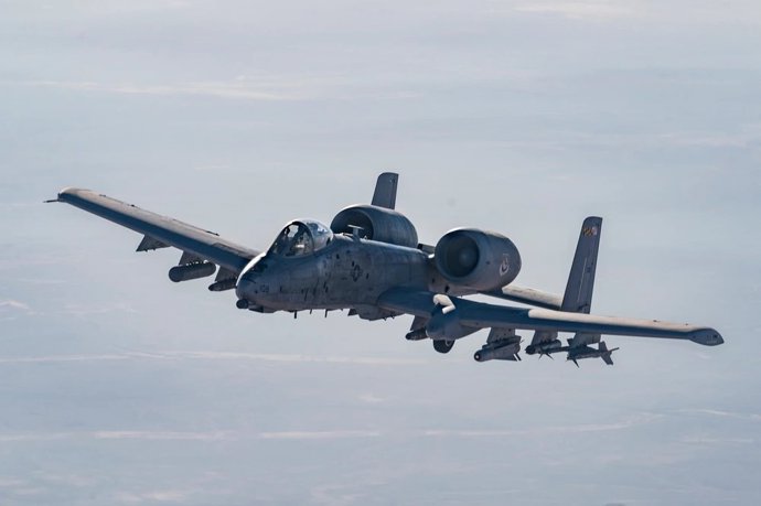Archivo - Arquivo - Um caa A-10 Thunderbolt II na área do Comando Central dos EUA (CENTCOM).