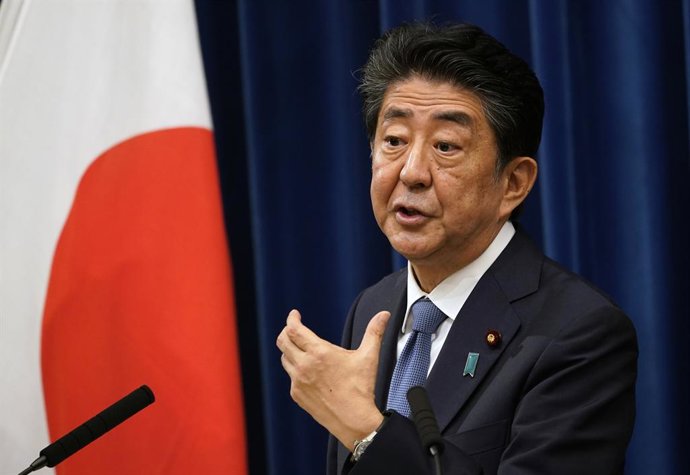 Archivo - Arquivo - Imagem de arquivo do falecido ex-primeiro-ministro japonês Shinzo Abe.