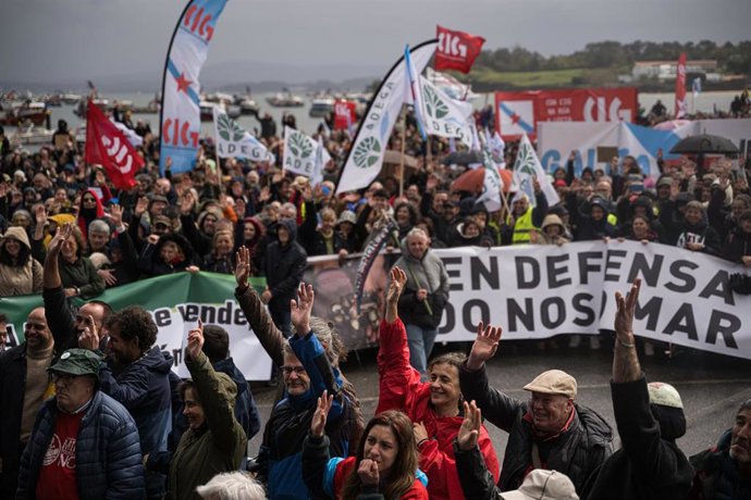 Manifestación contra Altri.