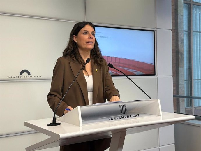 La portaveu de Junts en el Parlament, Mònica Sales
