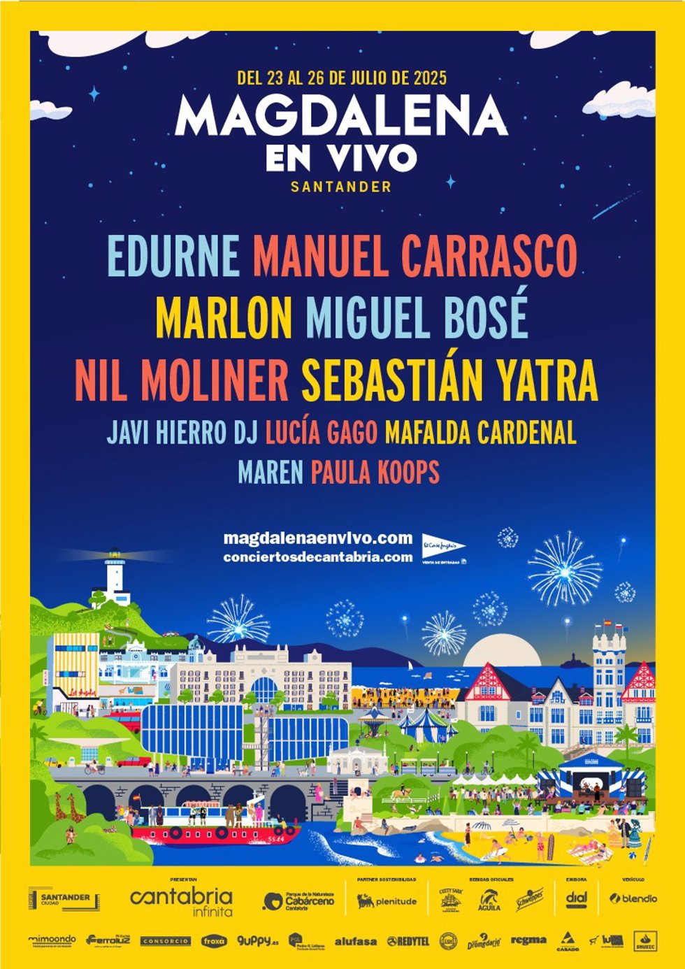 Cartel del festival Magdalena en Vivo 2025