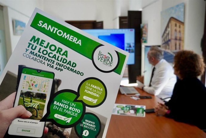 Presentación de la aplicación ‘Línea Verde’ en Santomera