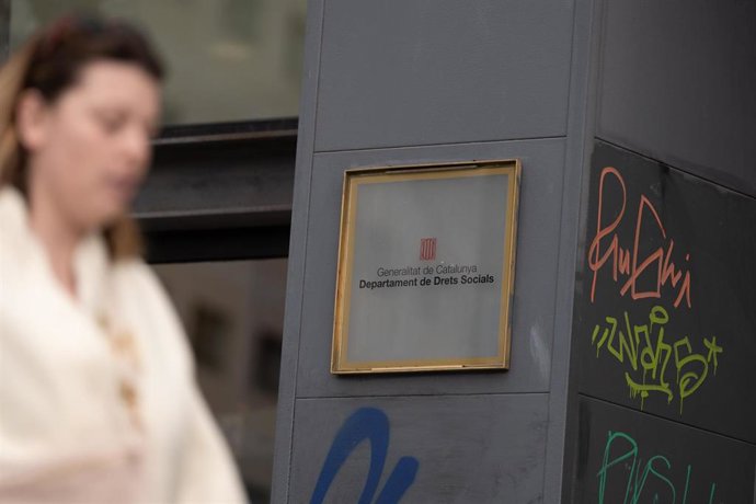 Fachada de la sede de la Dirección General de Atención a la Infancia y la Adolescencia (DGAIA), a 12 de marzo de 2025, en Barcelona, Catalunya (España)